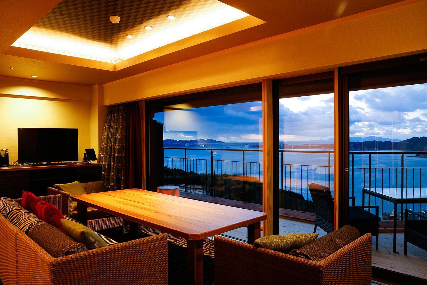 Plaza Awajishima Hotell Minamiawaji Rum bild
